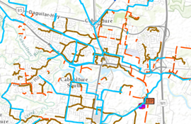 Unitywater Infrastructure Map Reference library